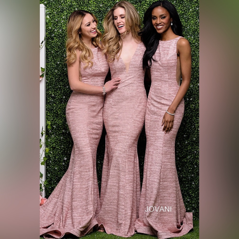 Jovani, pink, size 4, sparkly